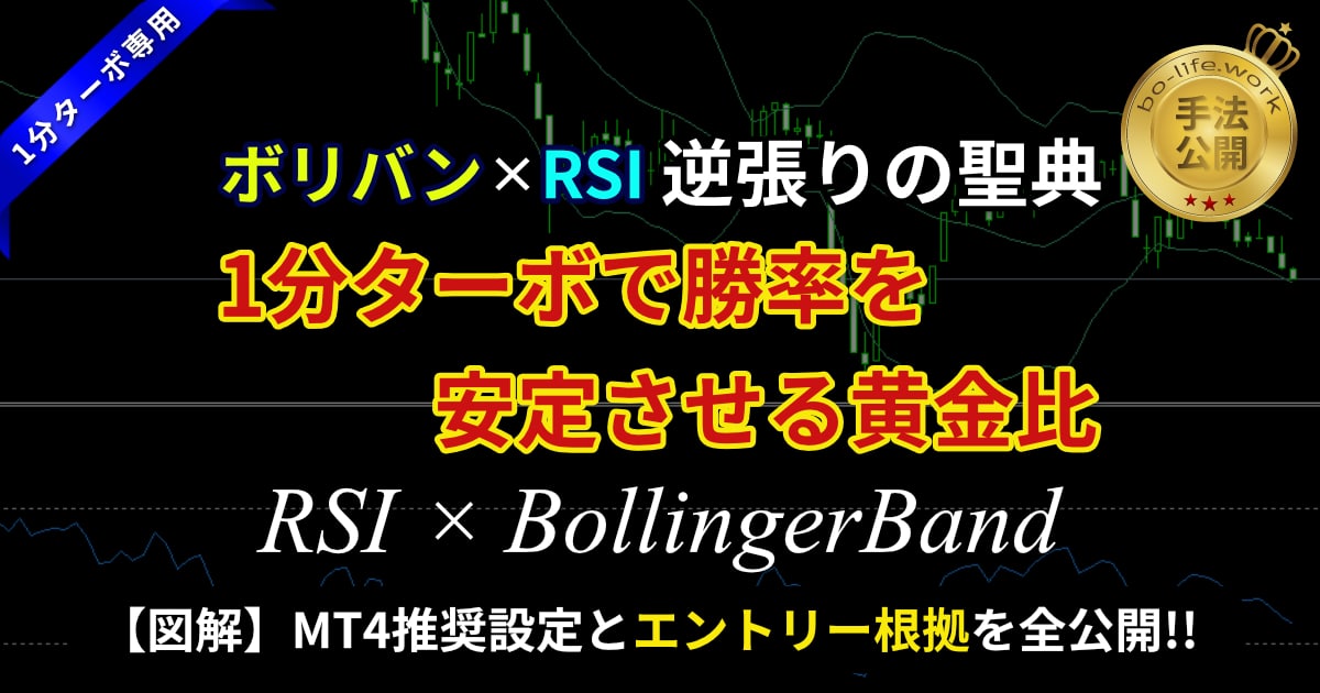 ボリバン×RSI 逆張りの聖典