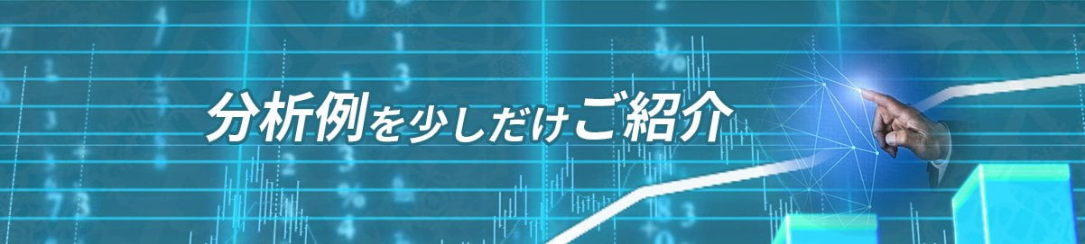 分析例を少しだけご紹介